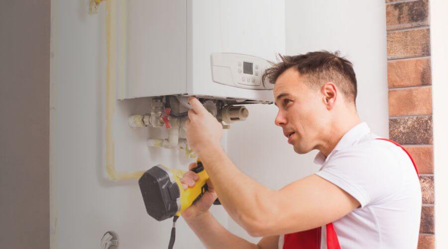 Local tankless water heater installation in Dexter, MI